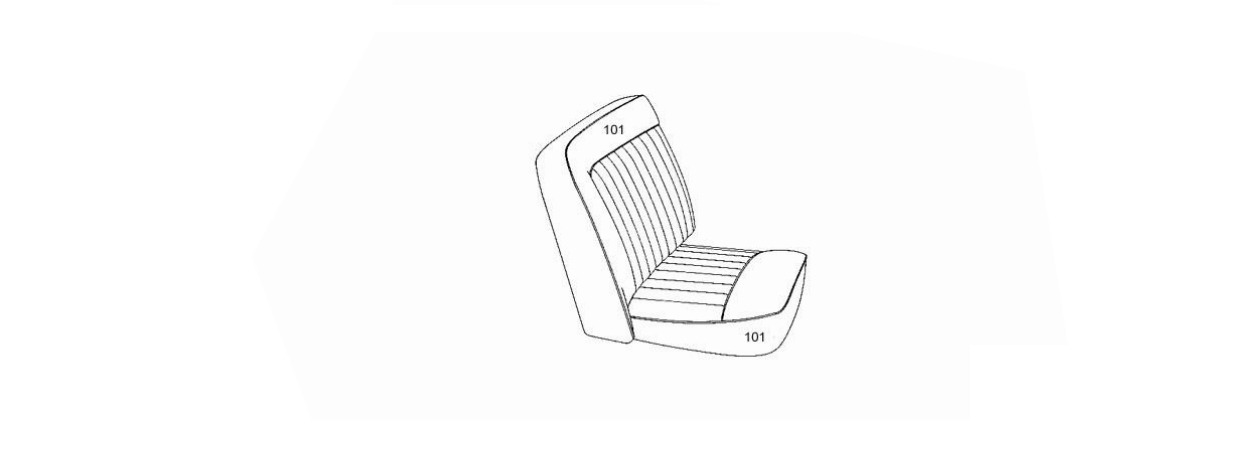 XK150 Roadster Seats Schematic