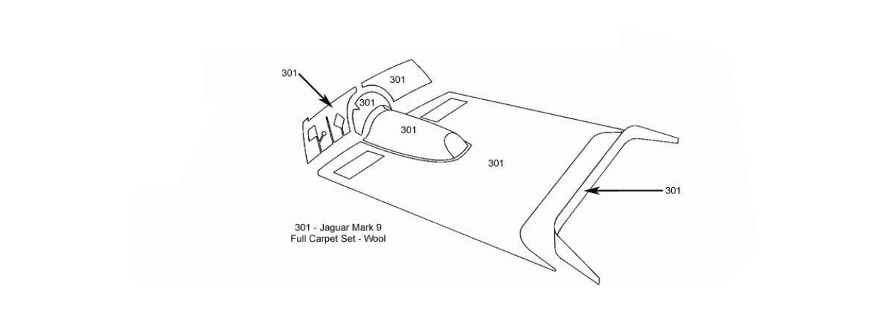 Mark 9 Carpets & Floor Schematic