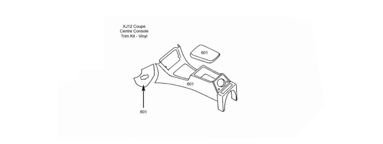 Centre Console Retrim Kit Schematic