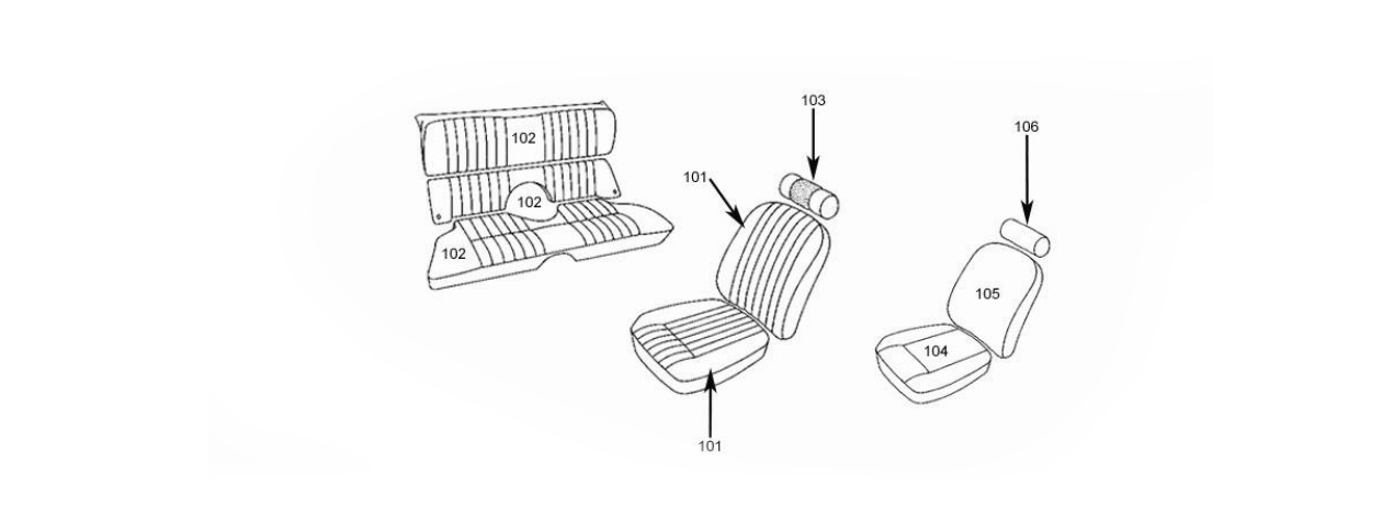 Front Seat Covers With Perforated Centres (pair) Schematic
