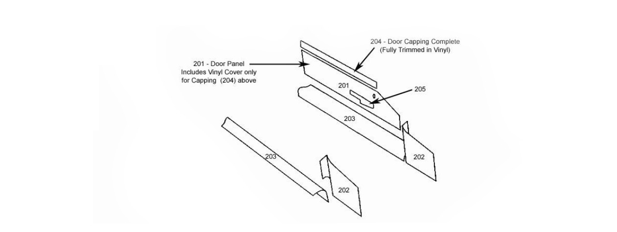 Plastic Door Inserts (pair) Schematic