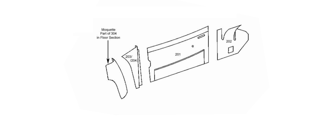 Door Edge Trim (snap On 1.5 Metres) Schematic
