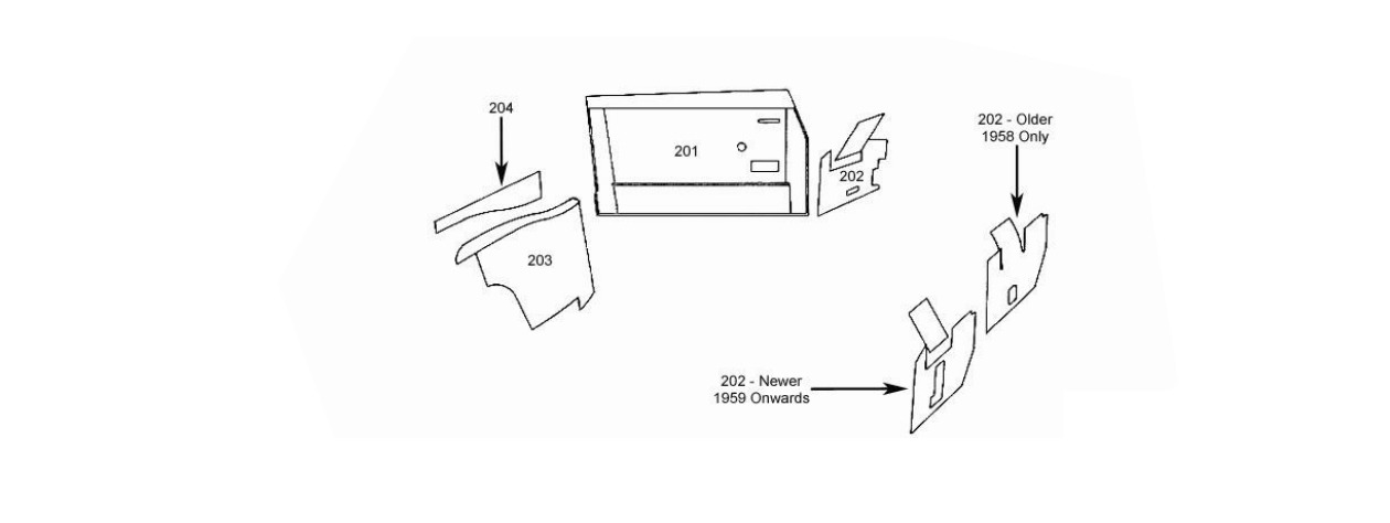 Door Armrests - Pair Schematic