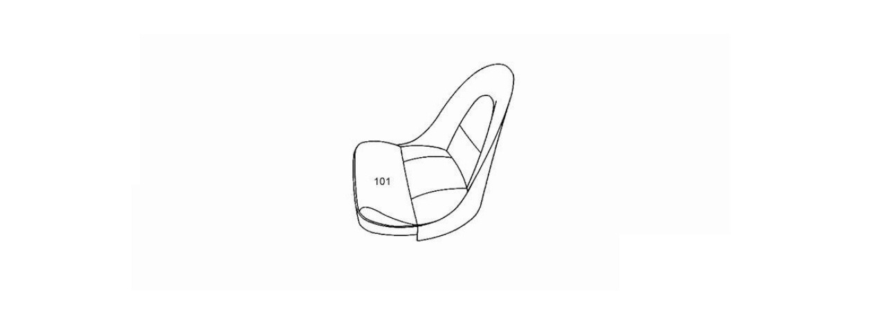 E Type FHC 3.8 Seats Schematic